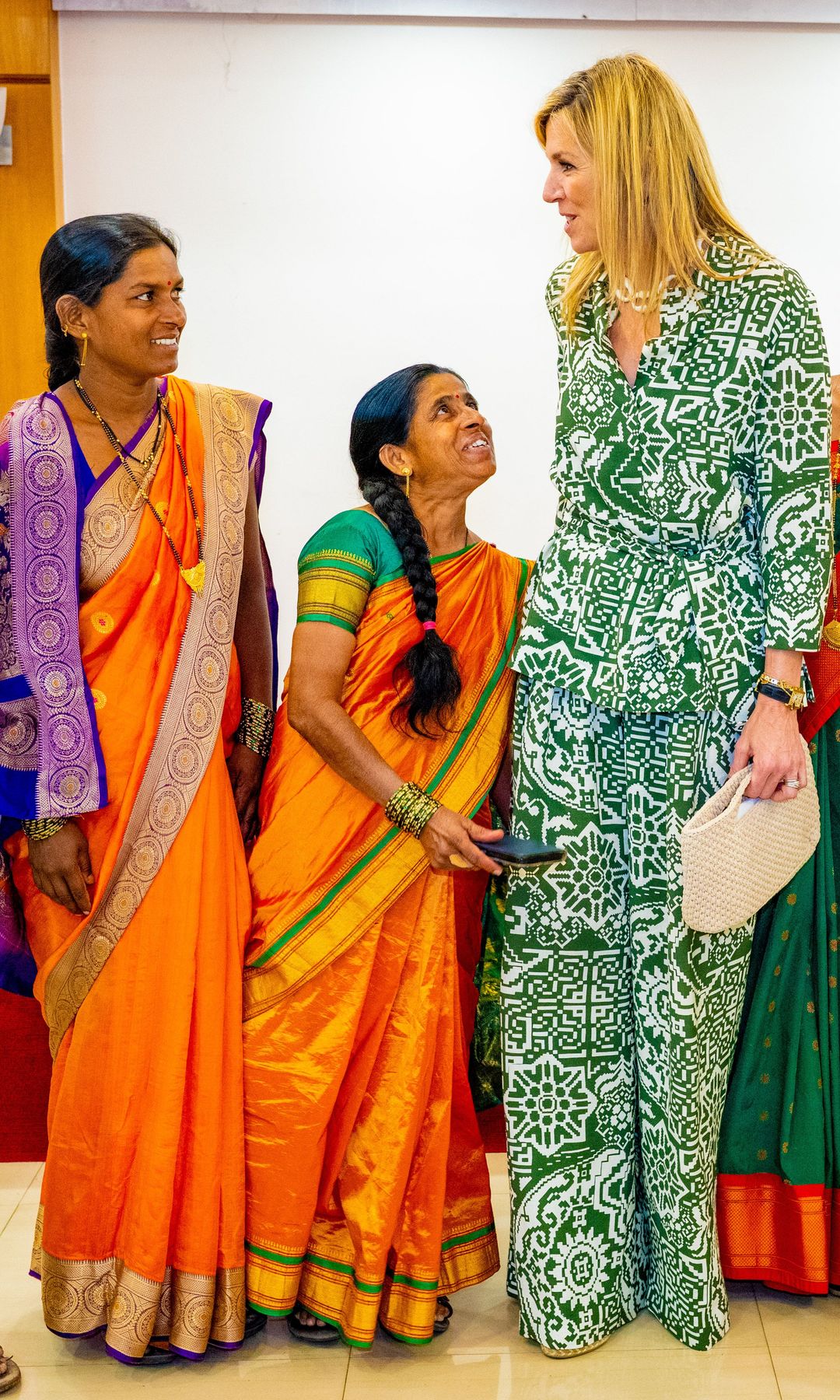 Queen Maxima is in India as a representative for the United Nations