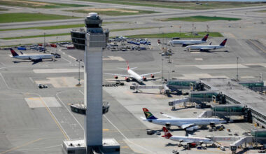 A passenger jet reported hitting a drone approaching NY. A helicopter had a near miss hours later
