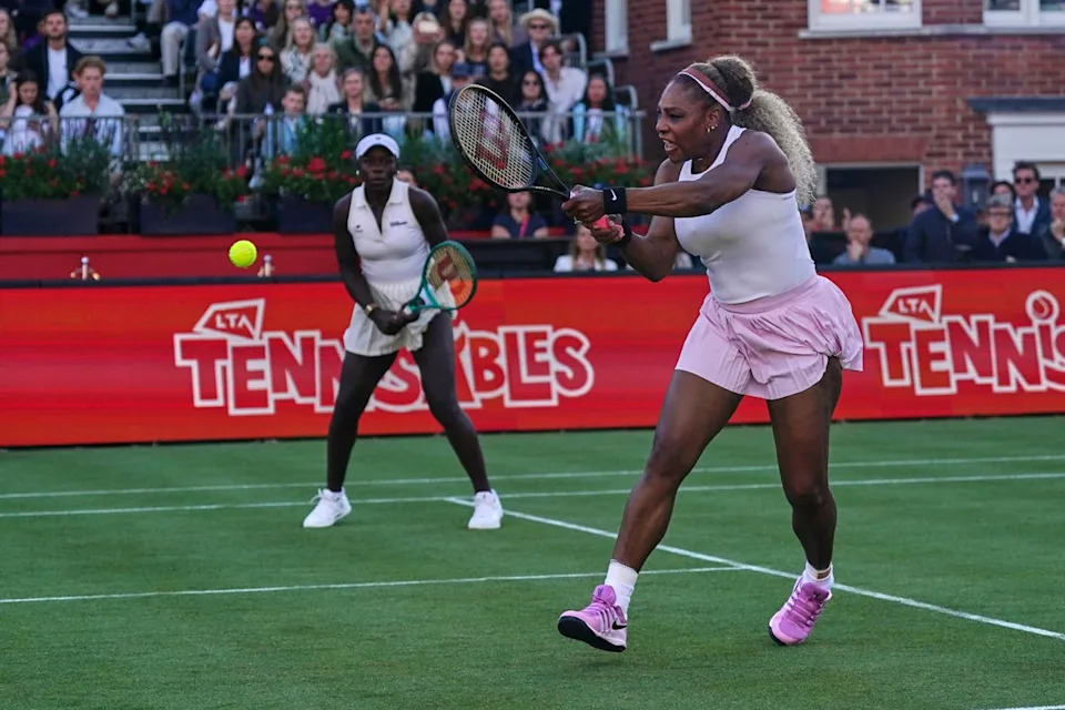 Williams and Mboko had won their first-round match (AP)