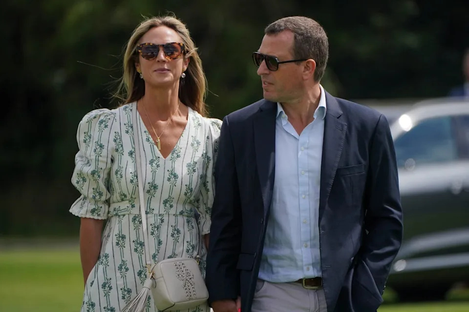Peter Phillips and Harriet Sperling in 2024 (Jonathan Brady/PA) (PA Wire)