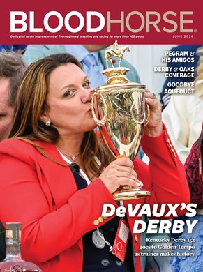 BloodHorse Magazine Cover June 2026