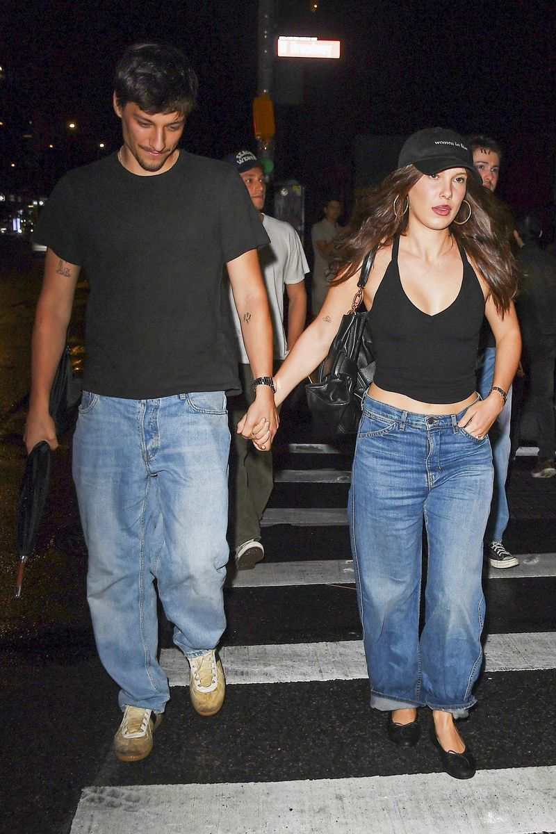 They were wearing coordinated looks