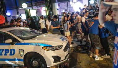 63 arrested in destructive Knicks NBA title celebrations near Madison Square Garden, NYPD says