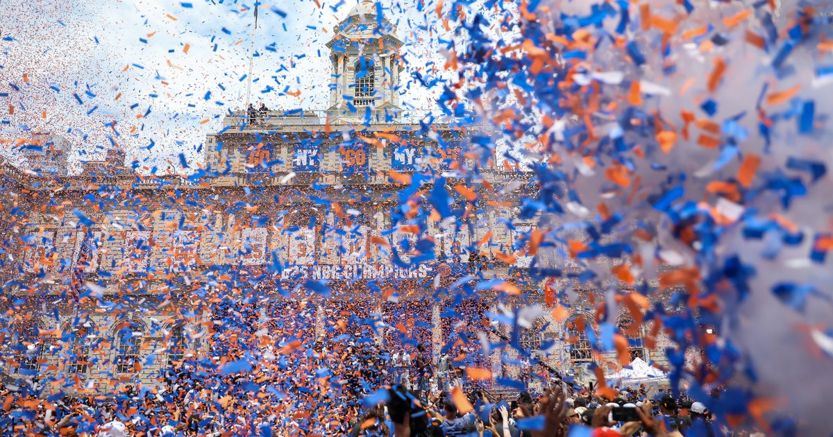 Over 75,000 pounds of confetti, litter fell at Knicks parade, NYC Sanitation says