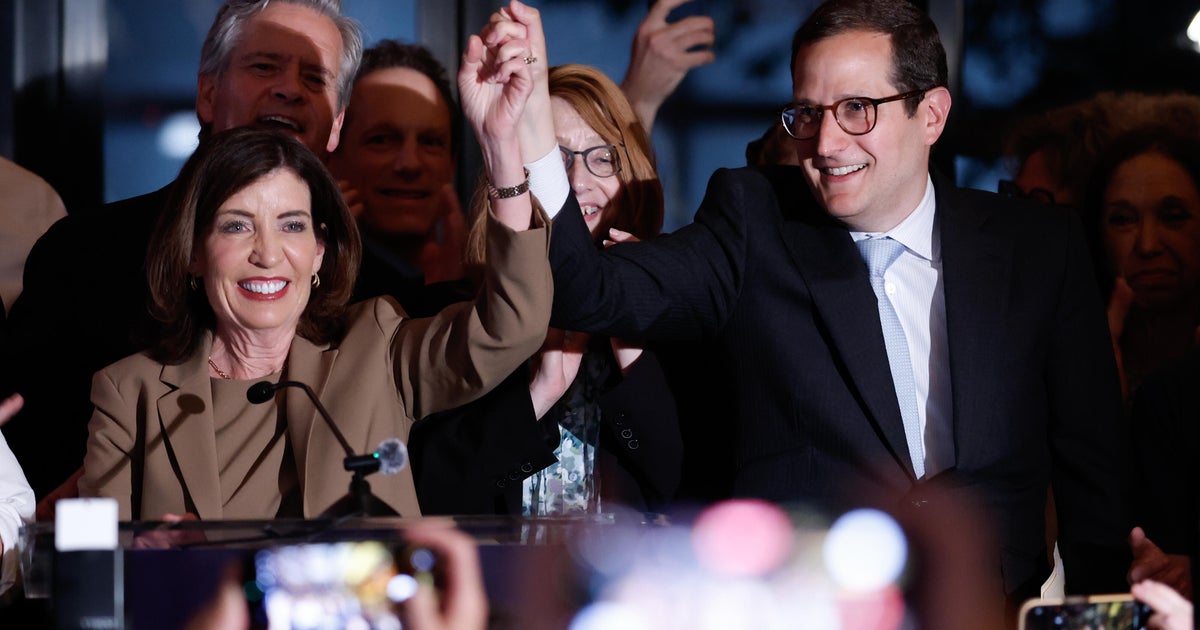 Assemblyman Micah Lasher wins crowded Democratic House primary in NY-12, CBS News projects