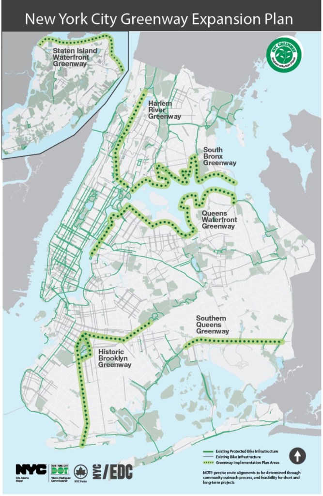 Mamdani Earmarks $96M for New Greenways as Current Paths Crumble