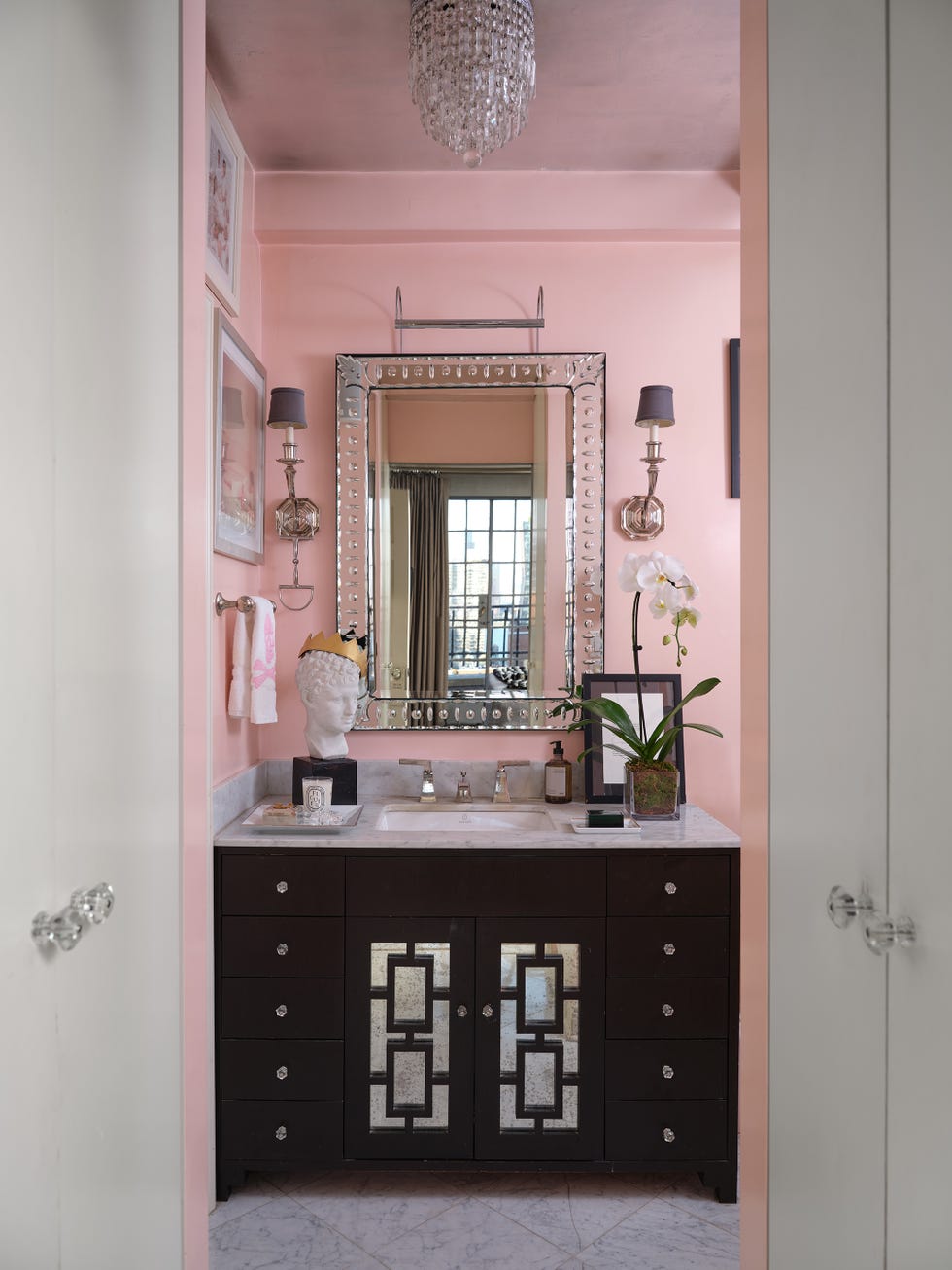 pink bathroom with vanity pink bathroom with vanity