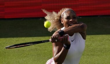 Serena returns: Williams makes a winning comeback in doubles at Queen's Club