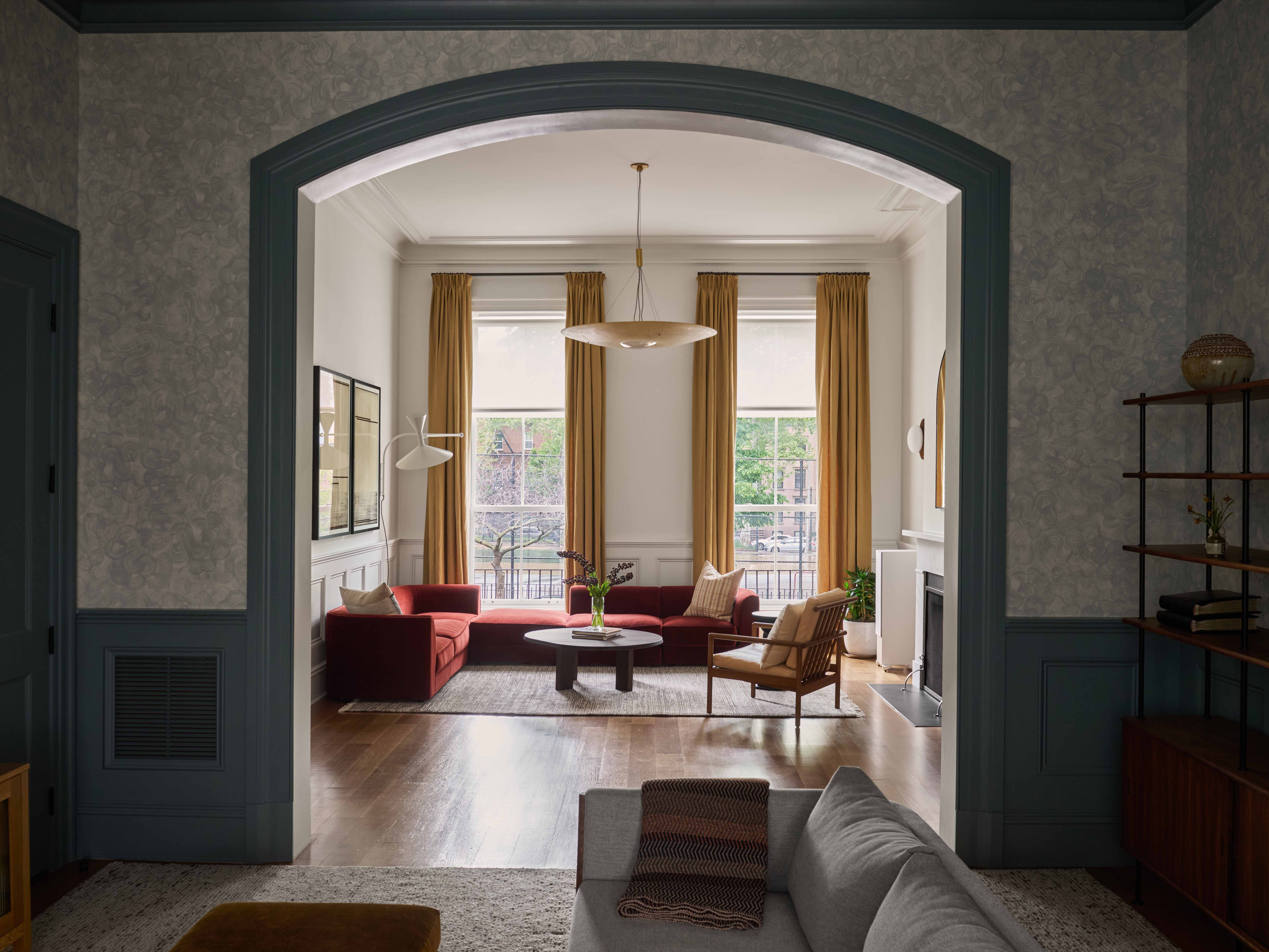 FRONT PARLOR THRU ARCHWAY
