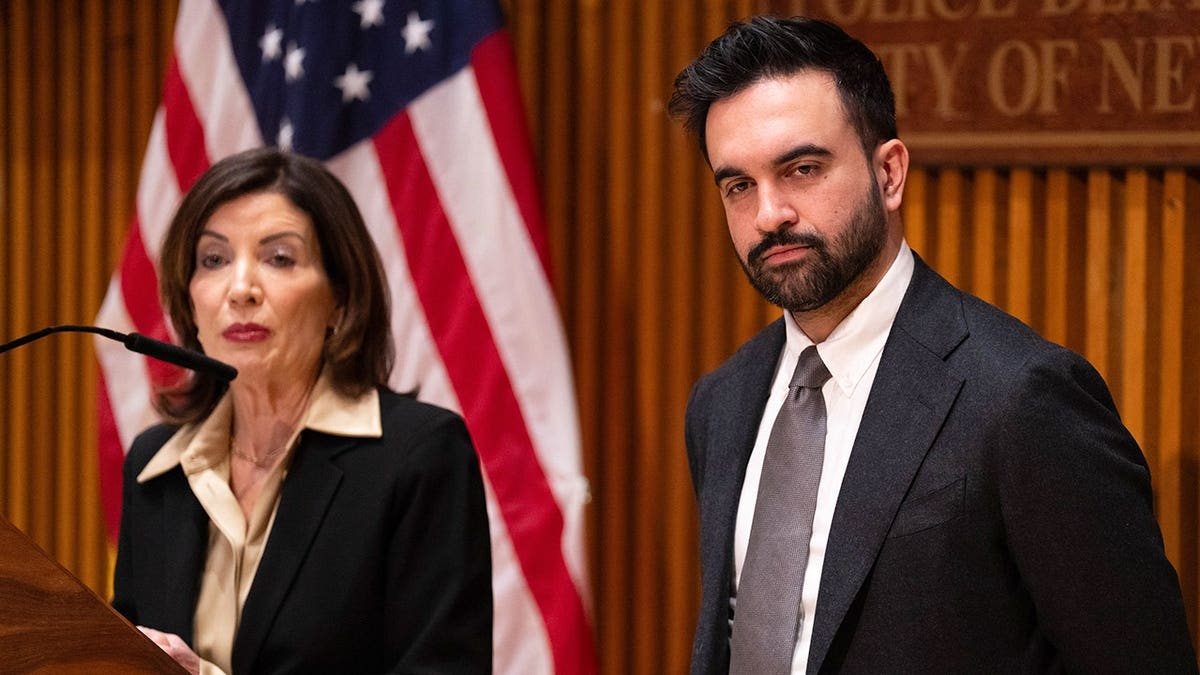 New York Gov. Kathy Hochul and New York City Mayor Zohran Mamdani