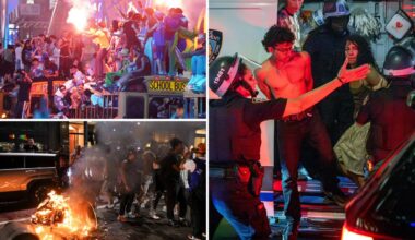 63 people arrested in violent NYC night as Knicks fans celebrate NBA Finals win