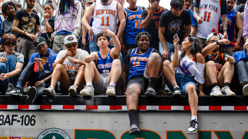 Street Style at Knicks Championship Parade 2026