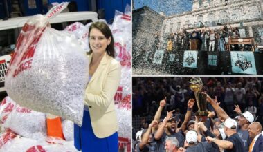 More than 1.25 tons of confetti to fly for NYC Knicks parade — but it won't be orange and blue