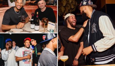 Champion Knicks bask in glow of adoring NYC as they party in exclusive nightclubs, make rounds on TV