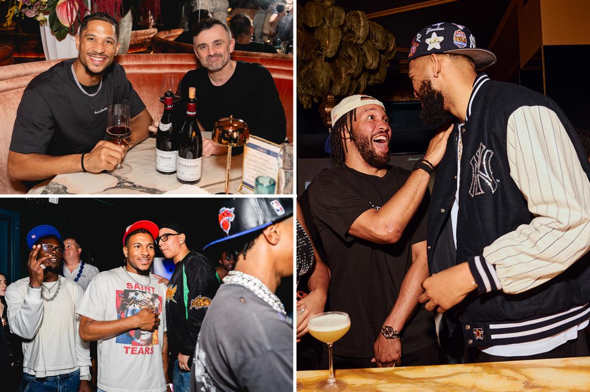 Champion Knicks bask in glow of adoring NYC as they party in exclusive nightclubs, make rounds on TV