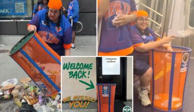 JPMorgan DEI exec gets more fines as NYC Sanitation recovers stolen Knicks garbage can