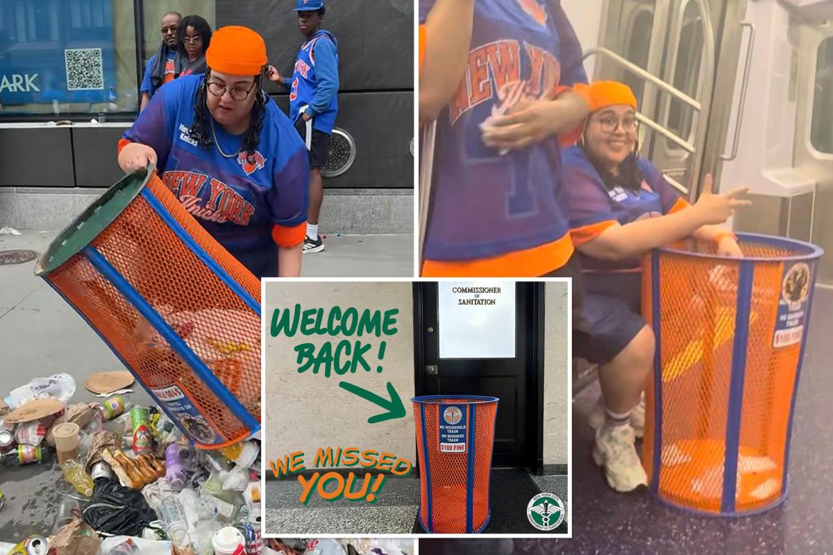 JPMorgan DEI exec gets more fines as NYC Sanitation recovers stolen Knicks garbage can