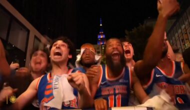 NYC erupts with joy as Knicks win NBA championship