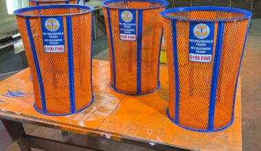 5 Knicks-colored NYC trash cans up for grabs from Sanitation Department