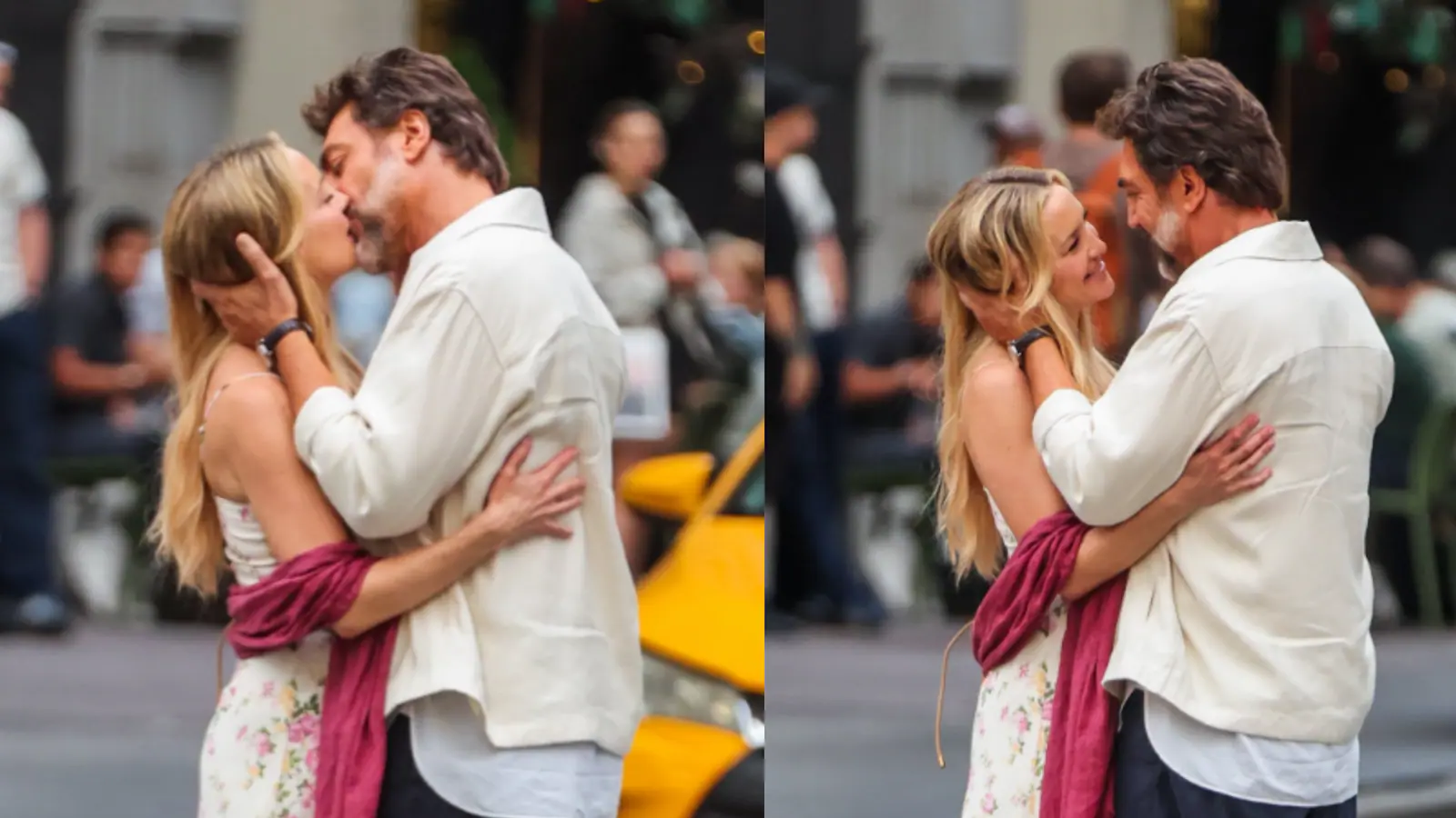 Kate Hudson And Javier Bardem Share Passionate Kiss While Filming For Upcoming Rom-Com Hello & Paris