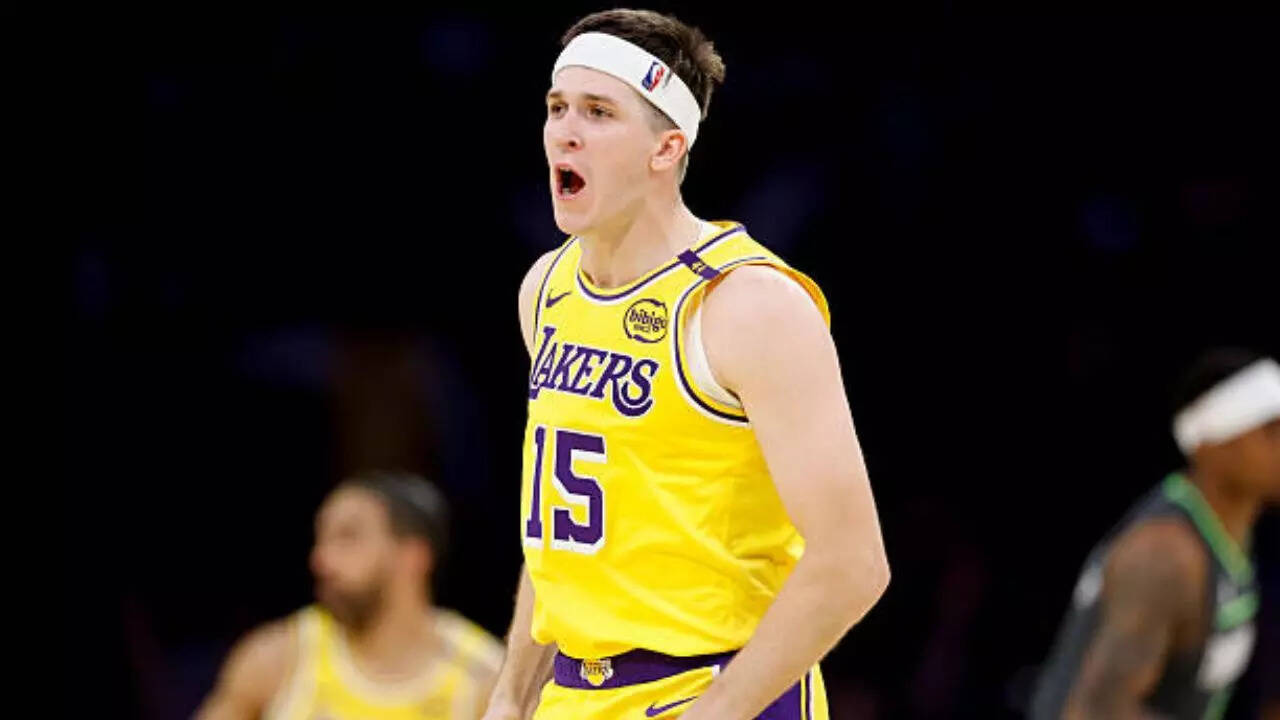 Los Angeles Lakers' shooting guard Austin Reaves (Image via: Getty Images) Los Angeles Lakers' shooting guard Austin Reaves