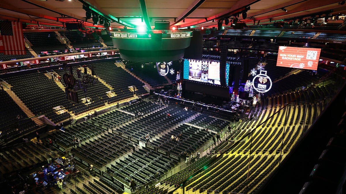 empty venue inside madison square garden