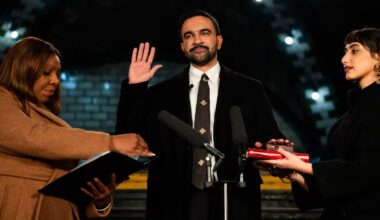 NYC Mayor Mamdani dives into pool in business suit to open summer swim season – Firstpost