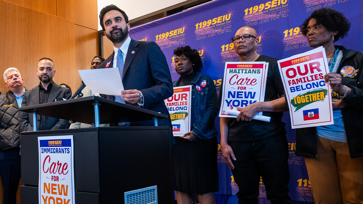 New York City Mayor Mayor Zohran Mamdani speaks at a news conference