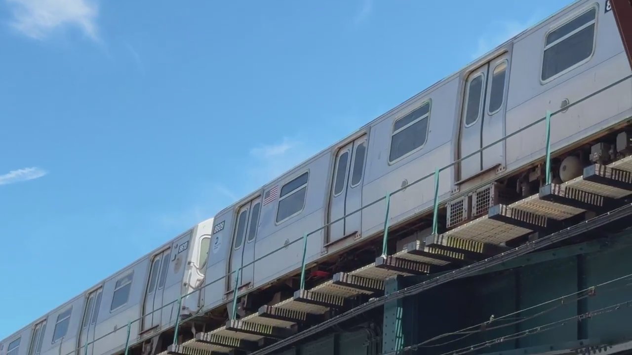 M train service was suspended while emergency crews removed the man from beneath the train. EMS pronounced him dead at the scene. 