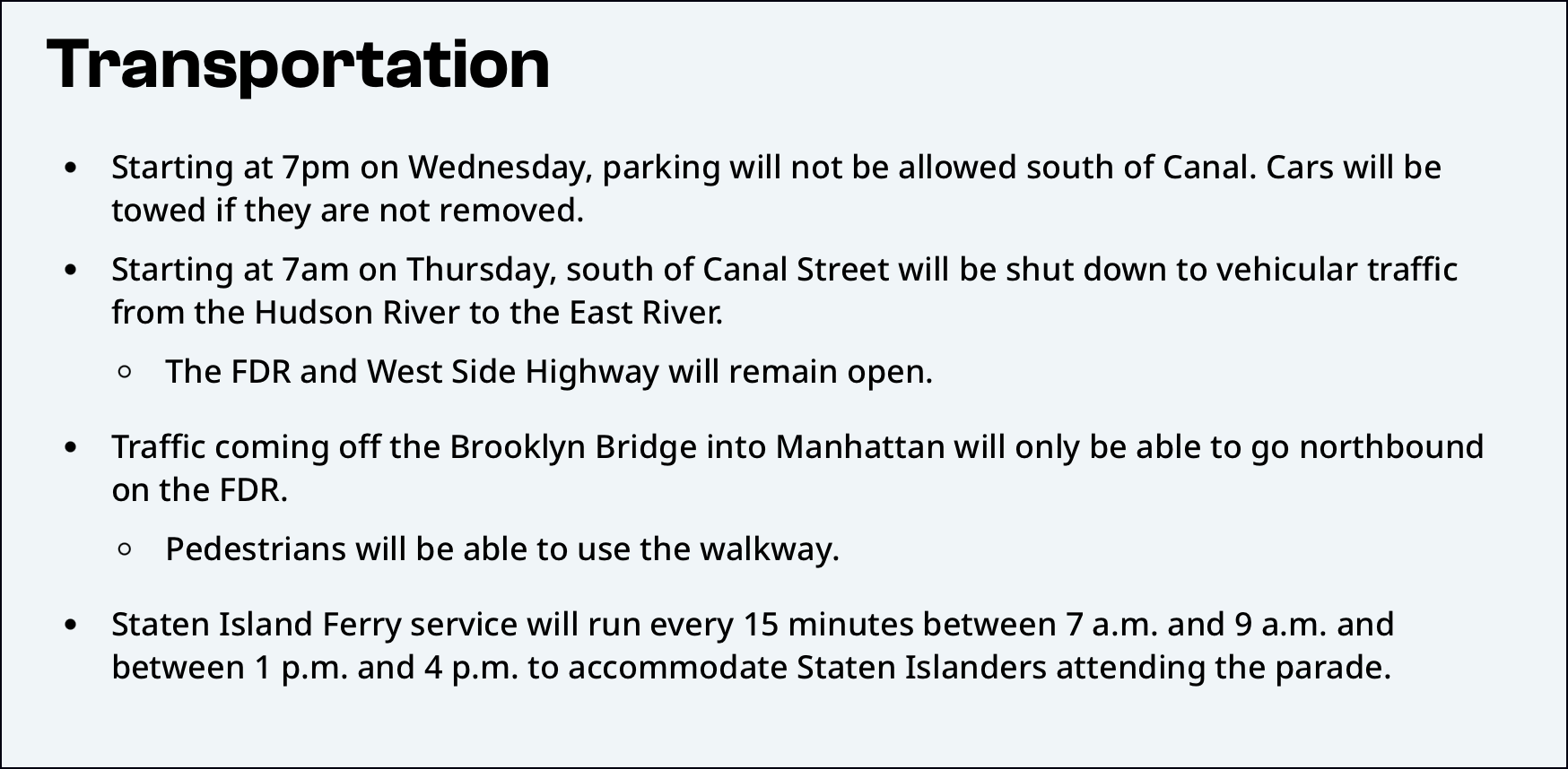 The Dream: NYPD Says It Will Tow Away Every Car South of Canal at 7 PM Tonight For Knicks Parade