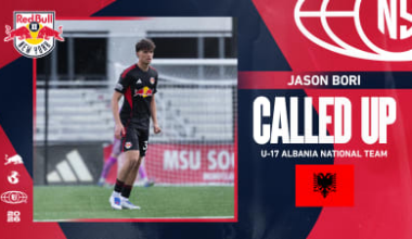 Red Bull New York II Defender Jason Bori Called to U-17 Albania Camp