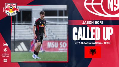 Red Bull New York II Defender Jason Bori Called to U-17 Albania Camp