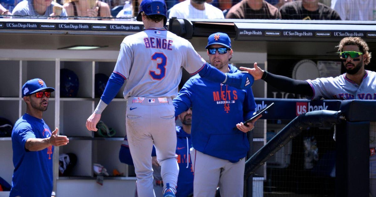 Carson Benge goes 5-for-5 with a homer and 2 RBIs as Mets take series from Padres