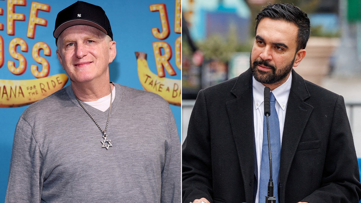 Michael Rapaport and Zohran Mamdani standing side by side