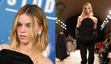 Milly Alcock wears Balenciaga at the "Supergirl" premiere on June 22 in New York City.