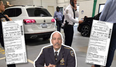Stinks From The Head Down: NYC Sheriff Anthony Miranda Abused His Placard And Defaced His Plate