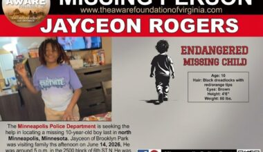 MINNEAPOLIMEDIA NEWS | Minneapolis Police Search for Missing 10-Year-Old Brooklyn Park Boy Last Seen in North Minneapolis