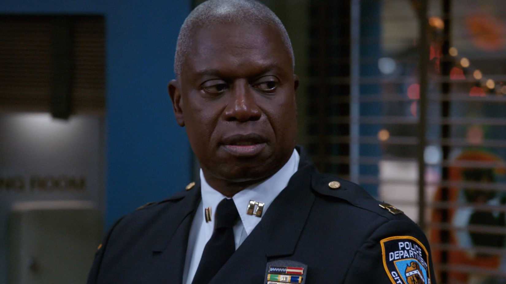 Andrew Braugher as Captain Holt in Brooklyn Nine-Nine