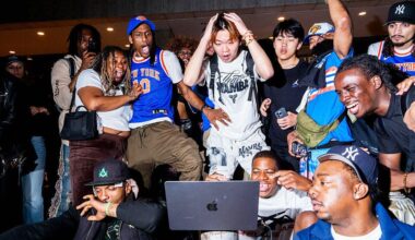 Knicks fans at JFK Airport go wild as New York completes largest comeback in NBA Finals history