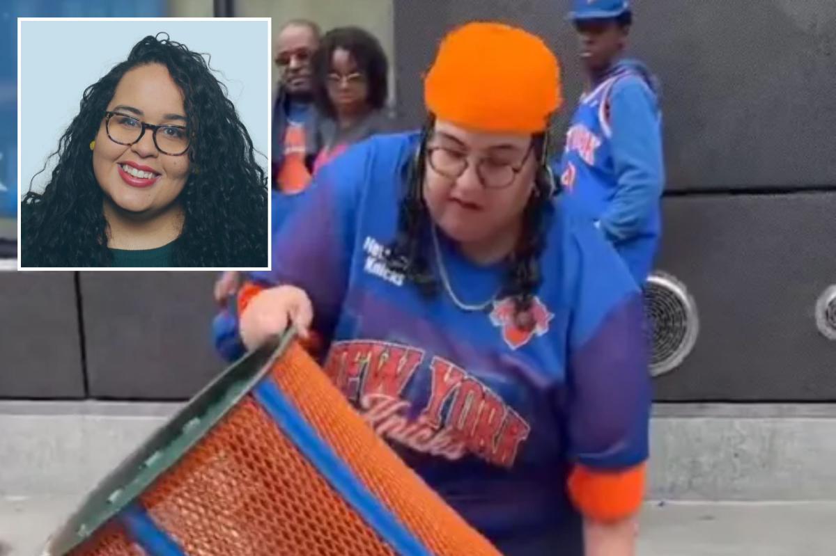 Woman who emptied Knicks trashcan on street — then stole it — is fired from JPMorgan Chase, was DEI exec
