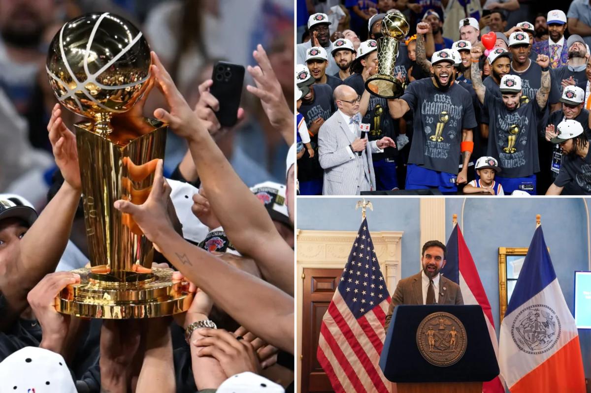 Mayor Zohran Mamdani announces Knicks parade date moments after team's first title in 53 years