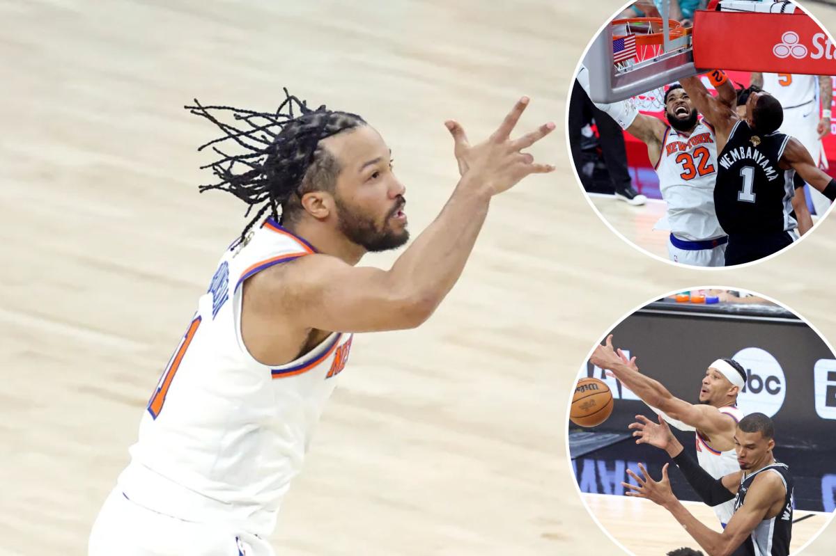 Jalen Brunson's heroics carry Knicks to Game 1 win over Spurs in NBA Finals