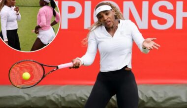 Serena Williams, 44, doesn't rule out singles return as she preps for tennis comeback