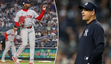 Aaron Boone disagrees with Aroldis Chapman's lingering Yankees beef