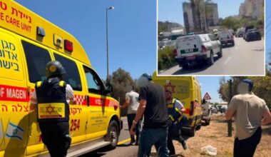 1 dead, 5 wounded in Israel after drive-by terror attack praised by Hamas