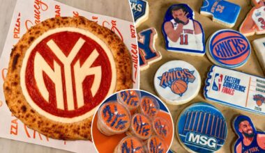 Knicks-themed treats throughout the tri-state area