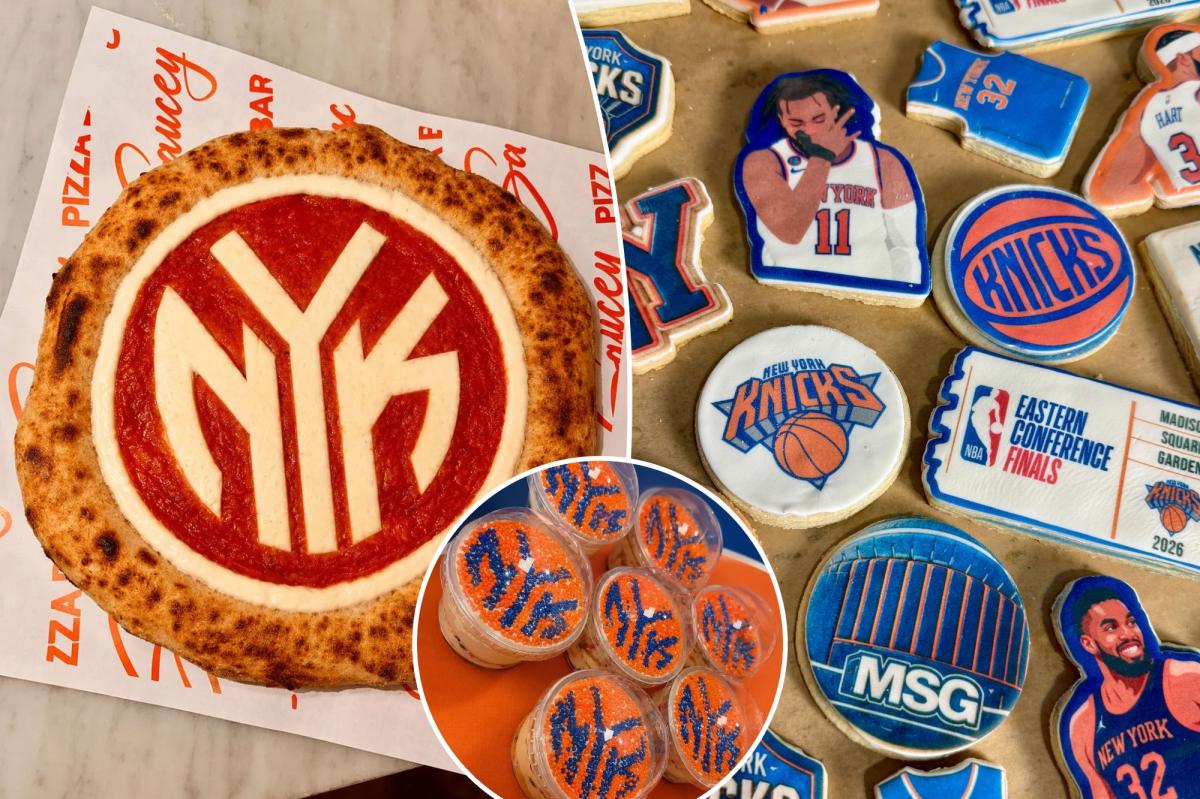 Knicks-themed treats throughout the tri-state area