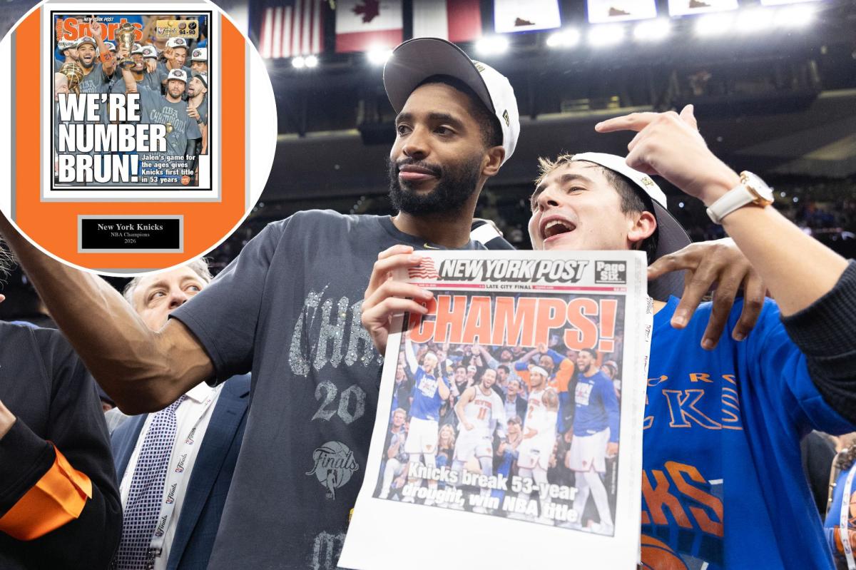 Knicks championship merch: Get your 2026 commemorative Post covers