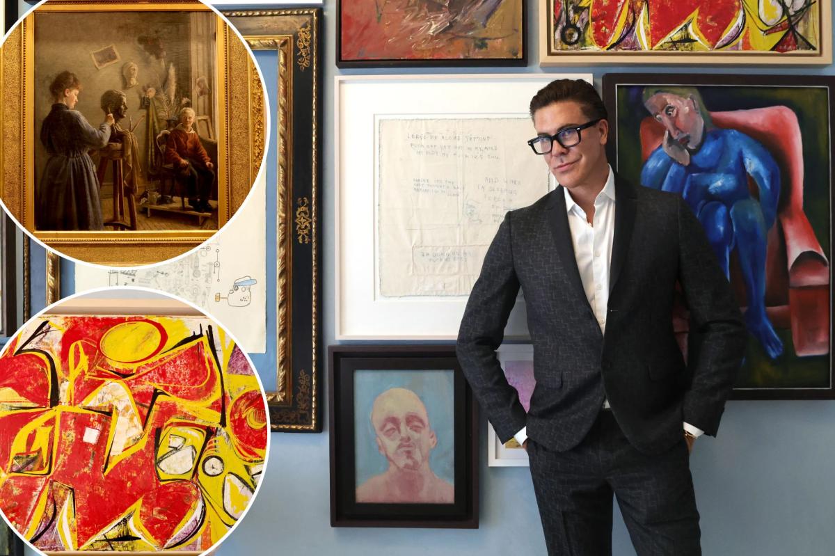 Real estate broker Fred Eklund has become an art collector
