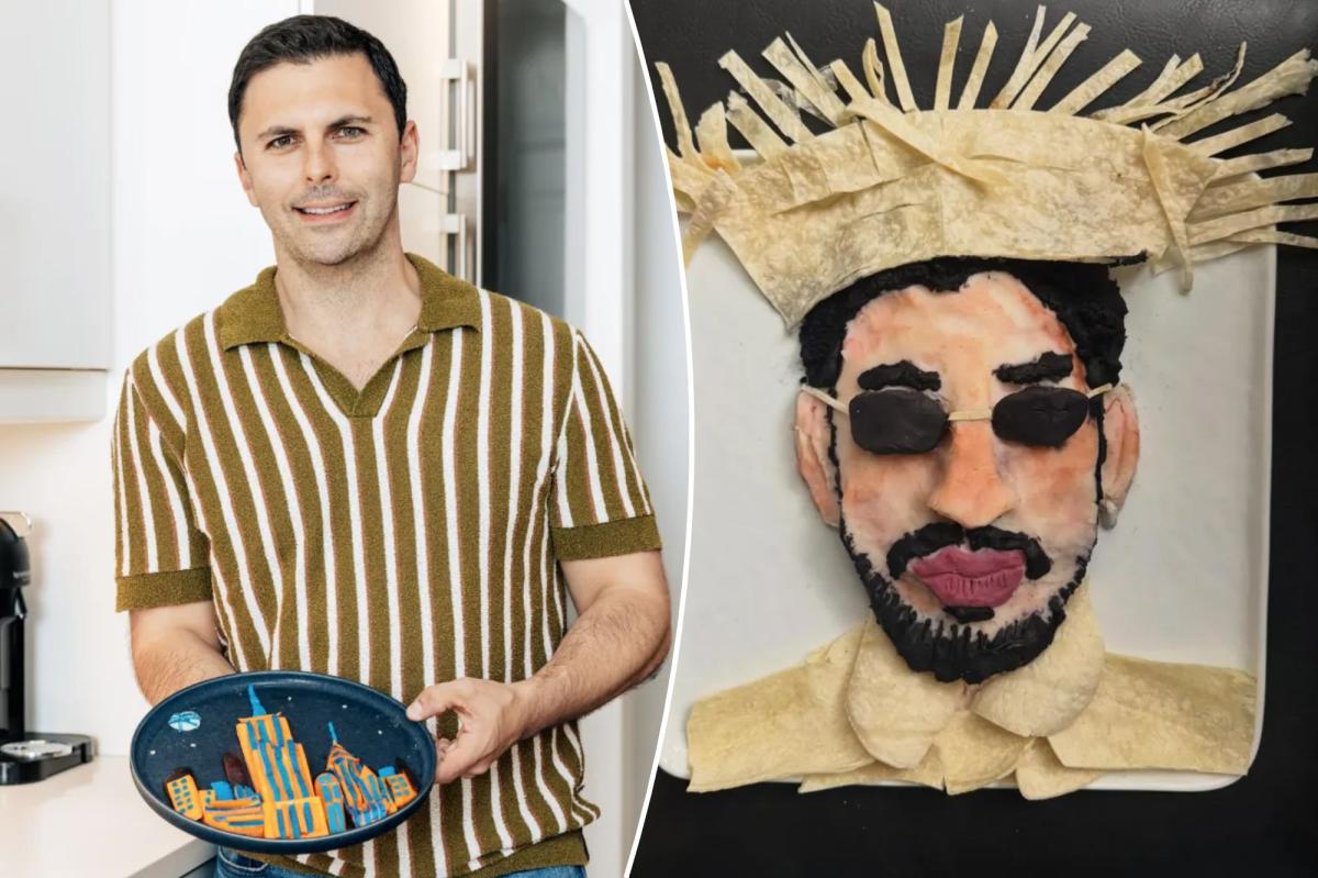 NYC investor goes viral for quirky edible celebrity food art